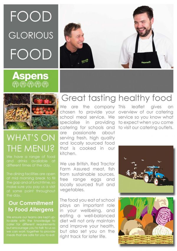 Aspens Student Leaflet 2020 Page 1